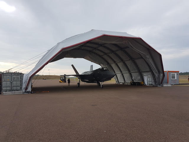 kt-shelter hangar and KTS-F35